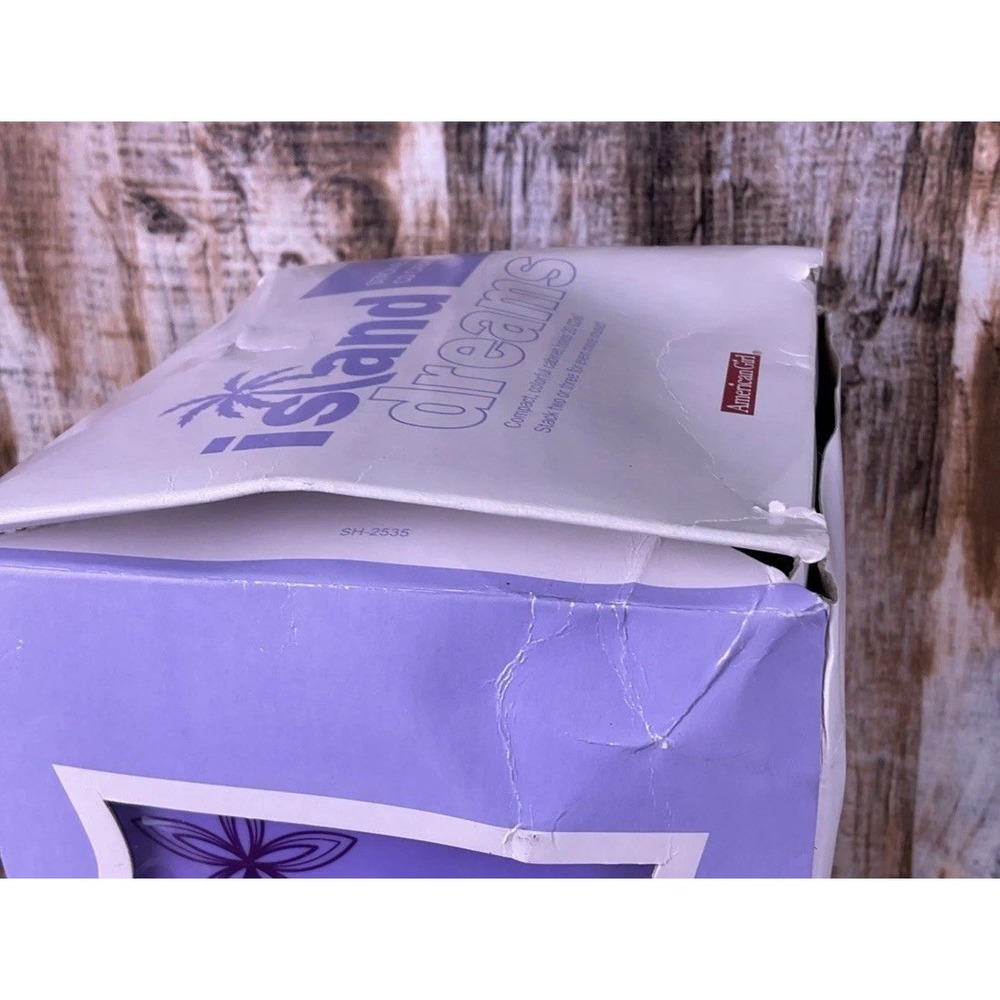 American Girl Island Dreams Plastic CD Holder Organizer Purple Rare HTF - Picture 4 of 8
